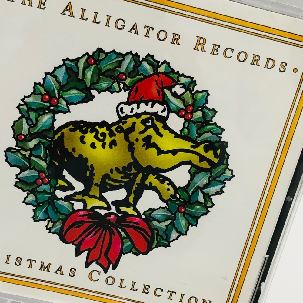 VTG Blues Jazz Christmas CD 14 Tracks Alligator‎ Records On Bayou Boogie Woogie